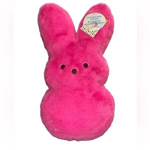 NWT Pink cotton candy scent peep bunny plush stuffed animal